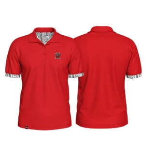 Veszprém címeres piros galléros póló