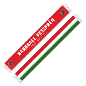 Veszprém címeres piros/nemzeti színű szurkolói sál