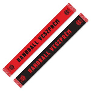 Veszprém címeres piros/fekete színű szurkolói sál